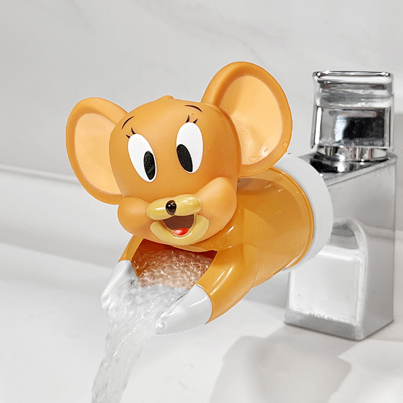 水龙头延伸器可爱卡通家用儿童洗手防溅水神器硅胶通用引水延长器