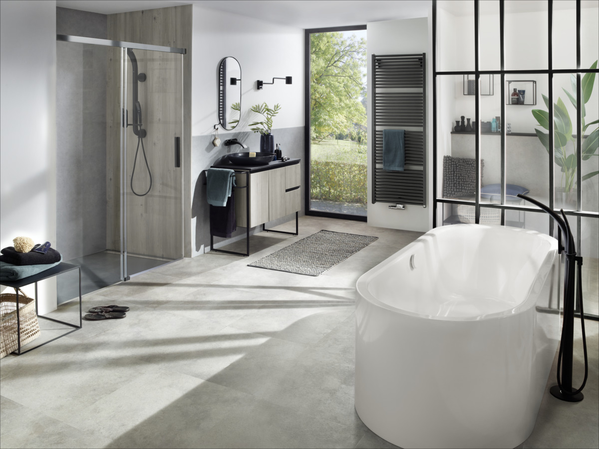 德国卡德维钢板搪瓷独立双人家用浴缸1127、1128白色进口椭圆缸