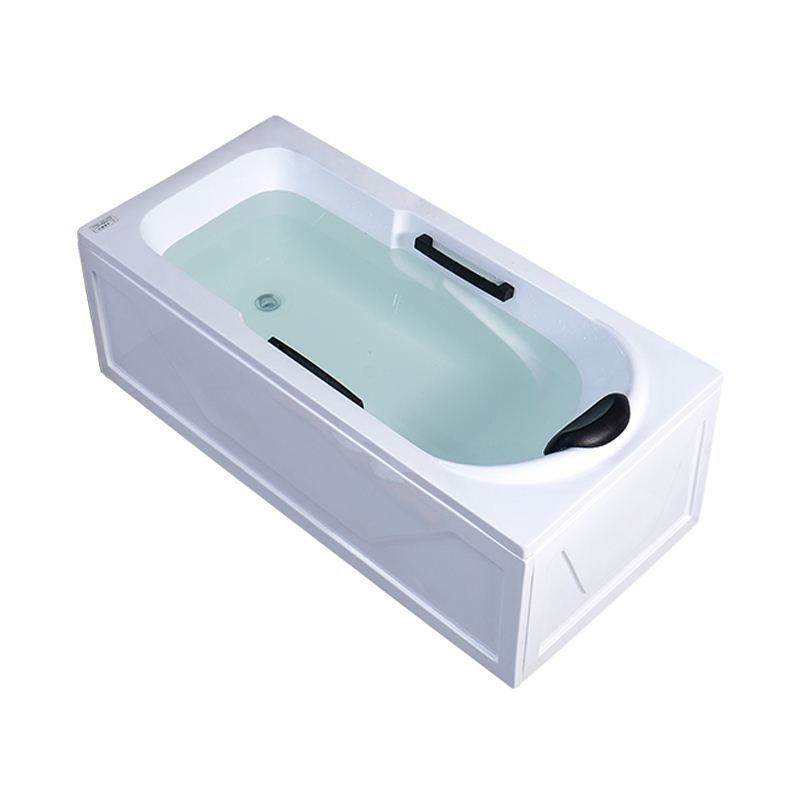 浴缸亚克力浴缸家用双裙边浴缸独立式保温浴缸亚克力冲浪按摩浴缸