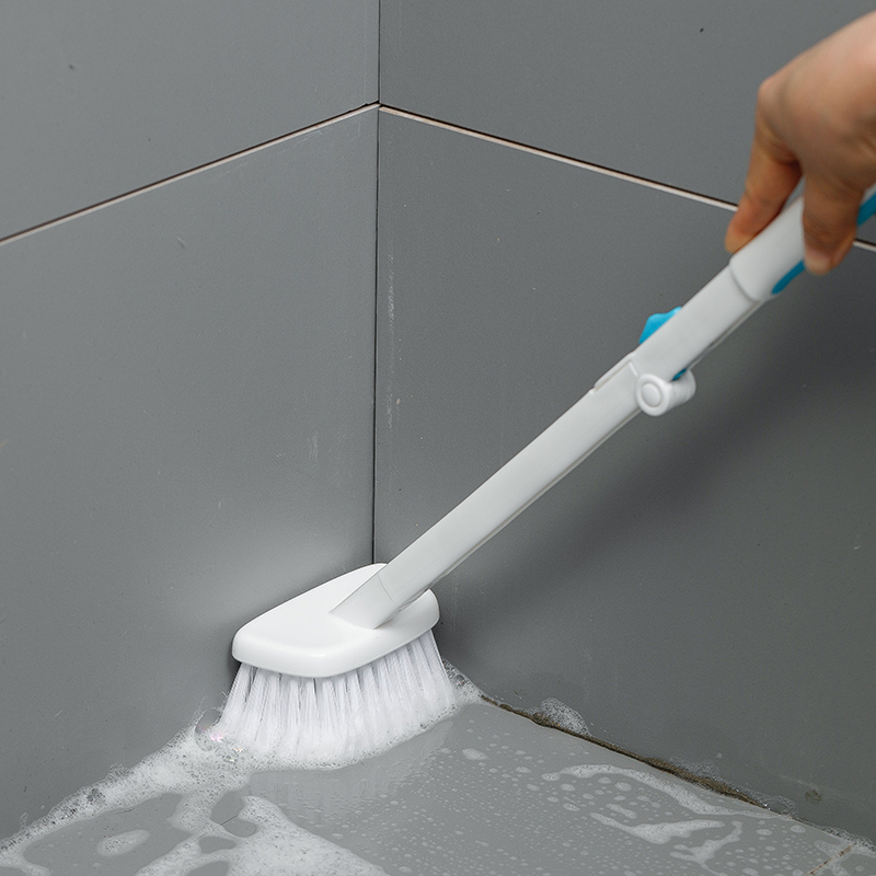 日本aisen浴室清洁刷长柄可折叠刷墙地浴缸瓷砖地板 刷神器刷子