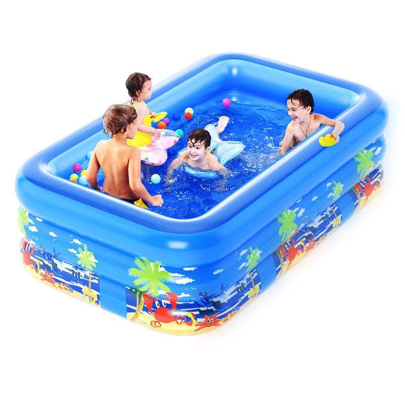 极速家用儿童玩水充气池加厚浴缸成人大型高密度婴儿游泳池宝宝洗