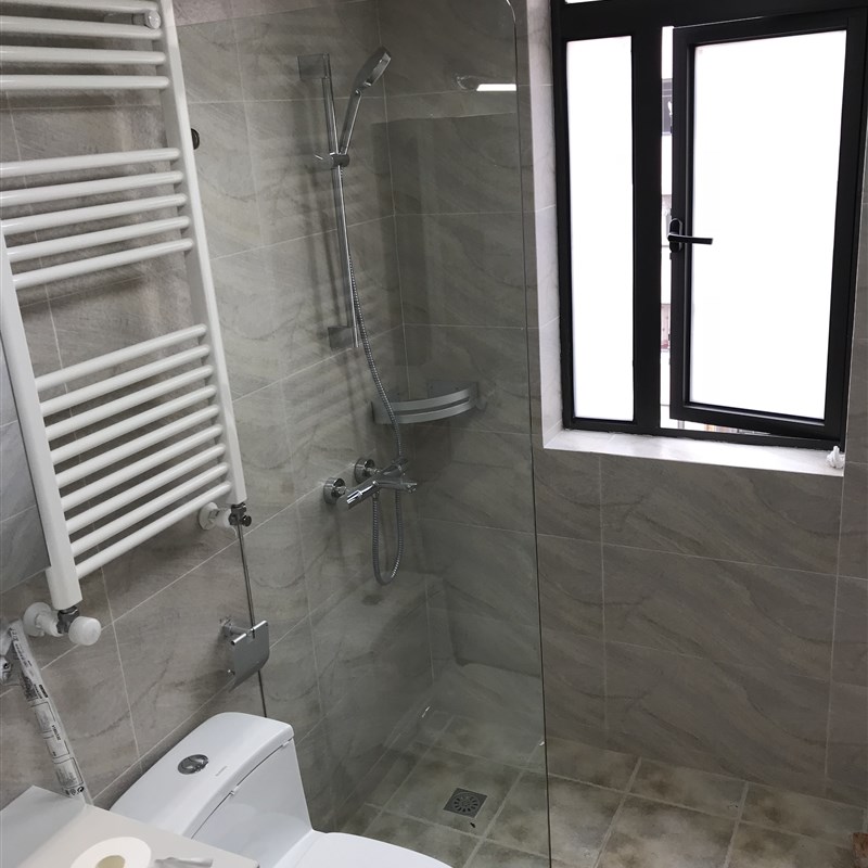 上海浴缸挡水玻璃屏风定制折叠屏风隔断卫生间不锈钢淋浴房定制