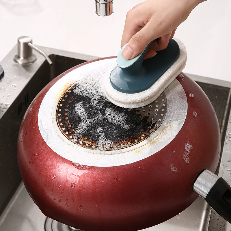 多功能厨房灶台油烟机去污魔力刷强力清洁瓷砖水池浴缸手柄海绵刷
