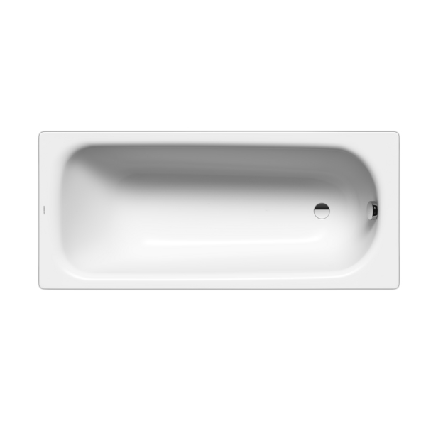 德国卡德维 362-1 嵌入式钢板搪瓷 浴缸 防滑底 白色  1600*700mm