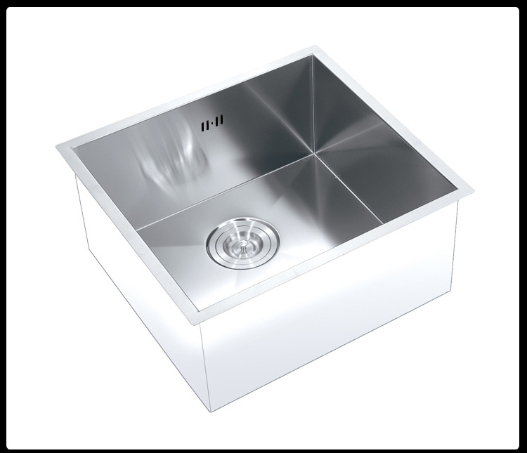 小户型304不锈钢手工盆水槽单槽小号洗碗池厨房台下盆水池洗菜盆