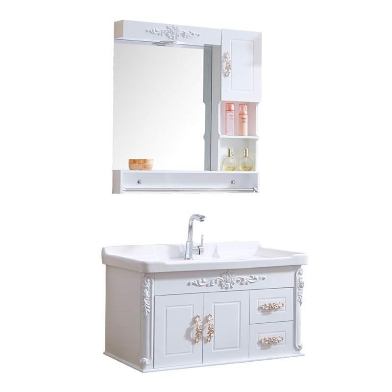 卫浴欧式浴室柜现代简约小户型卫生间洗脸洗手台盆柜洗漱台组合柜