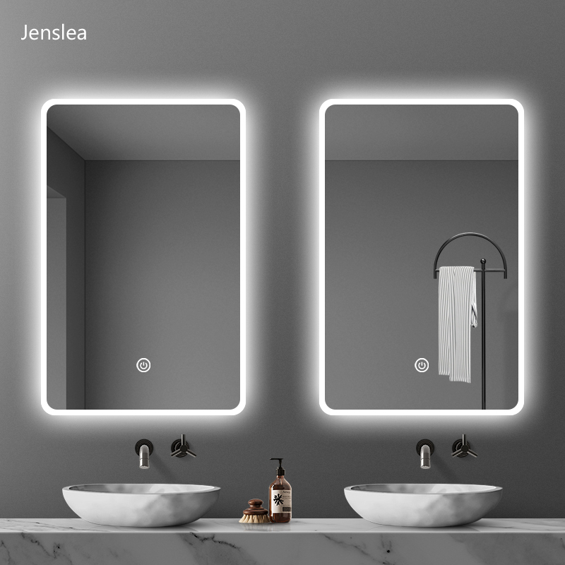 防雾镜子浴室镜洗面触摸屏led带灯挂墙式卫浴智能镜卫生间台发光