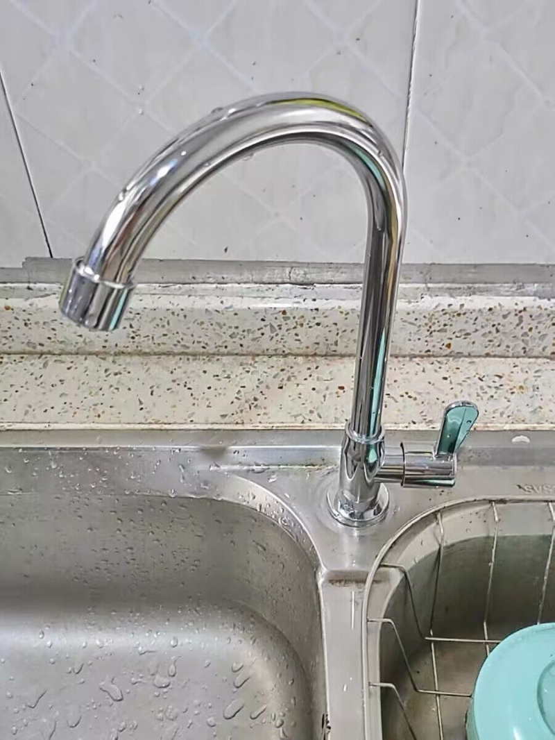 304不锈钢二合一头洗碗池冷热水洗手盆水龙头单冷家用厨房防溅水
