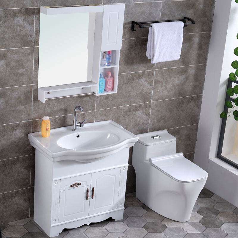 落地式浴室柜卫生间洗脸盆柜组合现代简约洗漱台卫浴洗手池面盆柜