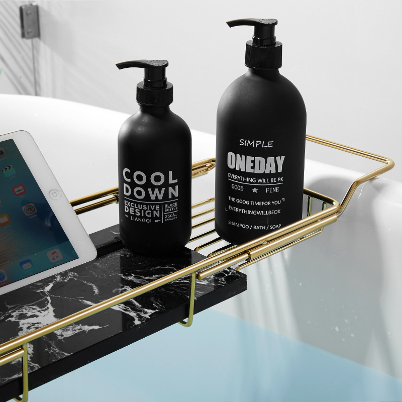 浴缸置物架SUS304不锈钢伸缩多功能卫生间泡澡浴室沐浴露收纳架子