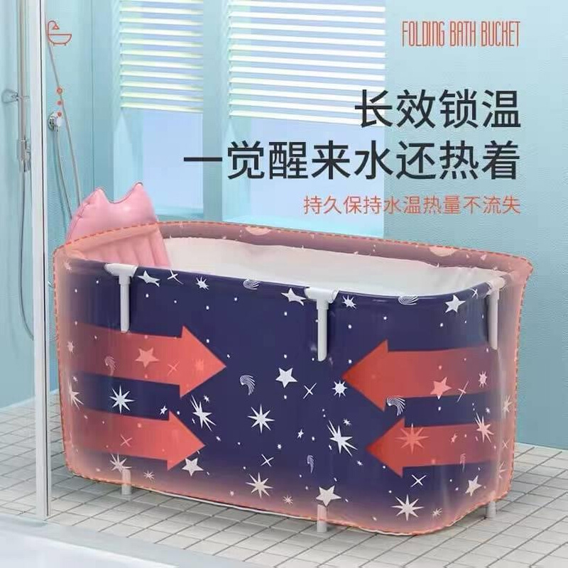 双人泡澡桶情侣收缩浴缸折叠洗美容院专用成家全身自动加热恒温桑