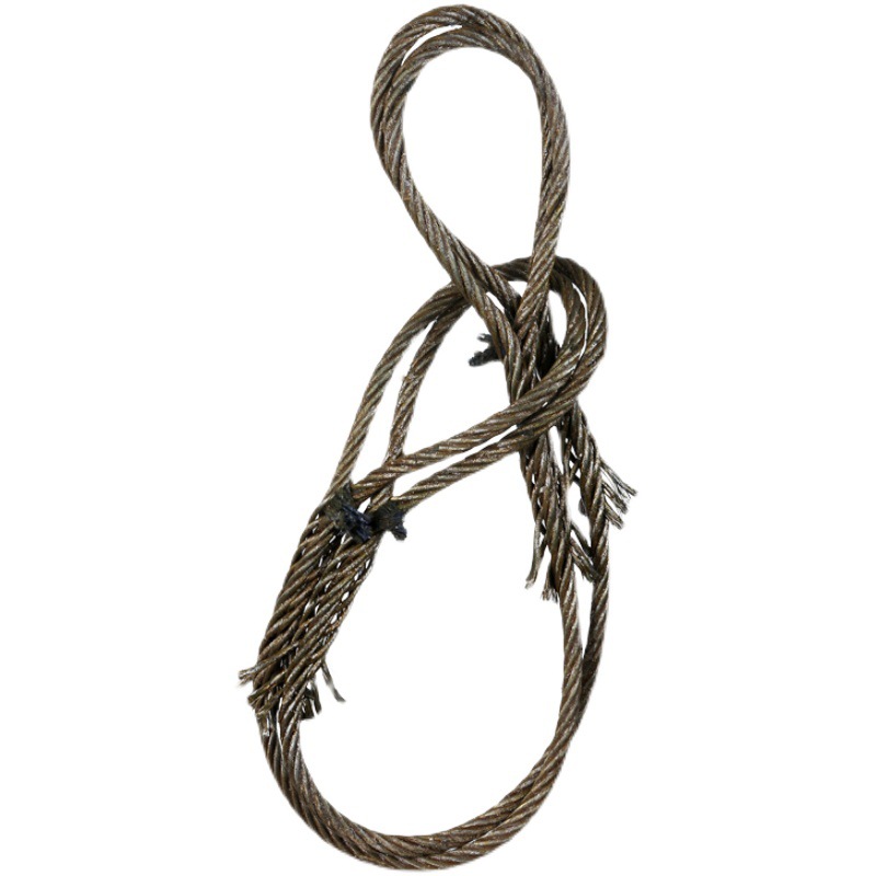 插编钢丝绳子手工编织钢丝绳起重吊具锁具编头子吊索具塔吊油丝绳