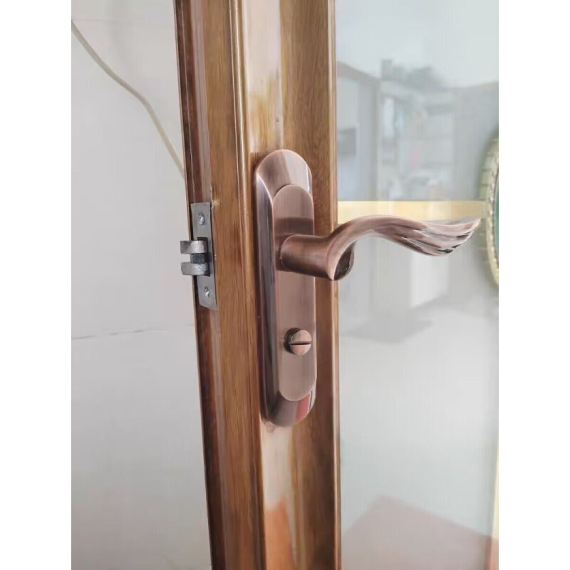 卫生间浴室门锁古铜色凹弧面卫浴锁通用型厕所洗手间厨房执手锁具