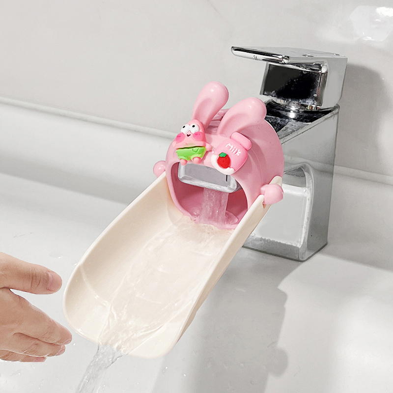 水龙头延伸器儿童可爱卡通洗手台通用加长延长防溅水神器万能接头