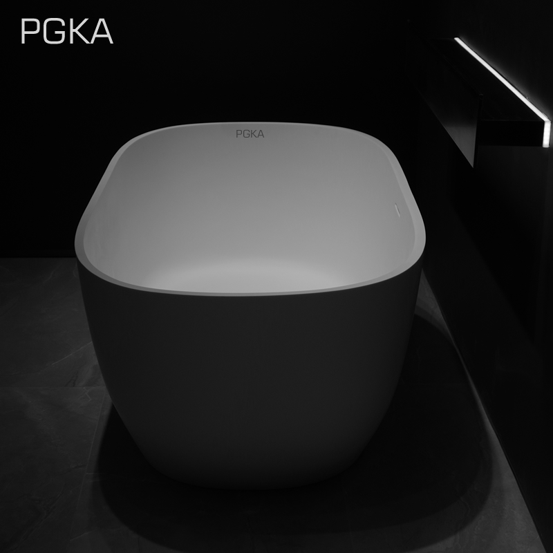 PGKA独立式人造石浴缸1.7米精铝石圭力绮美石铝质石酒店民宿1.8米