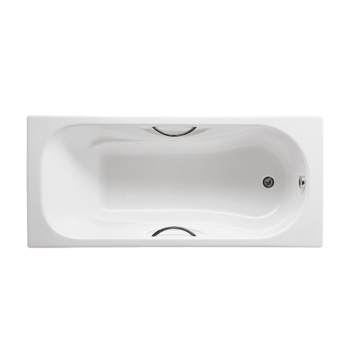 ROCA乐家嵌入式铸铁浴缸搪瓷缸247375001马里布钛釉 家用单人方形