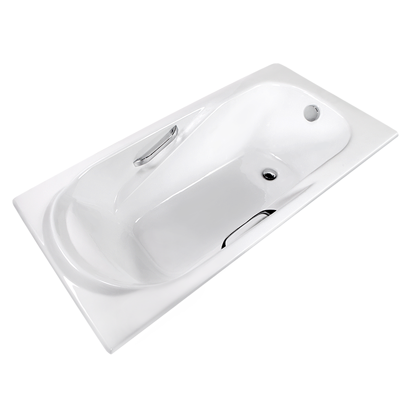 澳友铸铁搪瓷浴缸嵌入式14-1.8米加宽加深家用小户型卫生间大浴池
