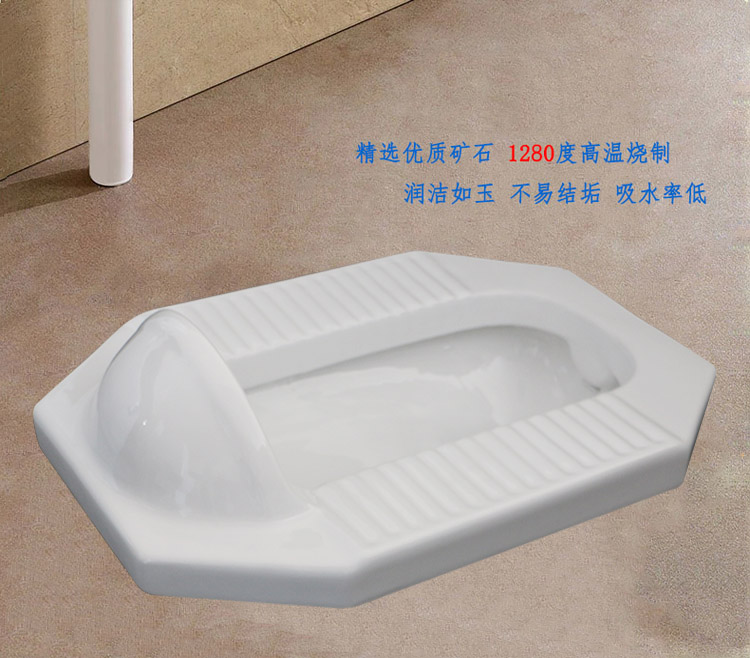 定制上海益高卫浴家用防臭蹲便器 水箱组合 后排虹吸蹲坑节水感应