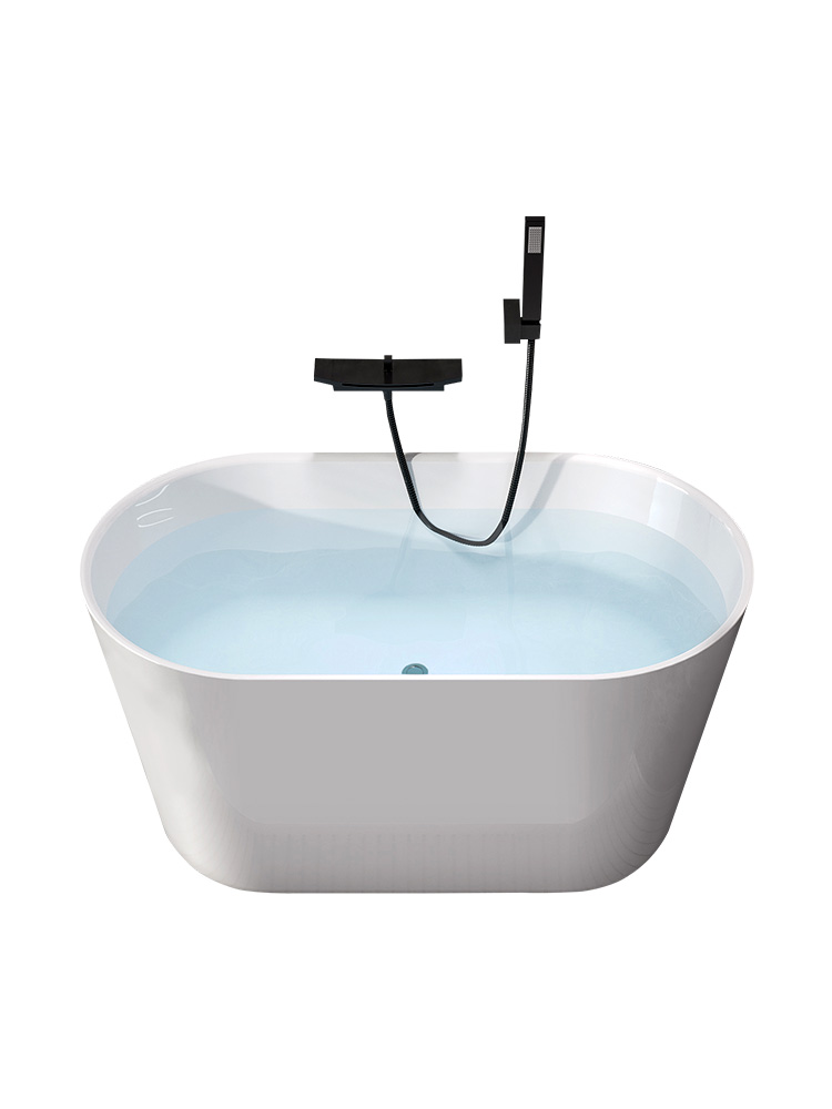安华亚克力家用小户型浴缸迷你成人无缝一体独立式深泡小型浴缸