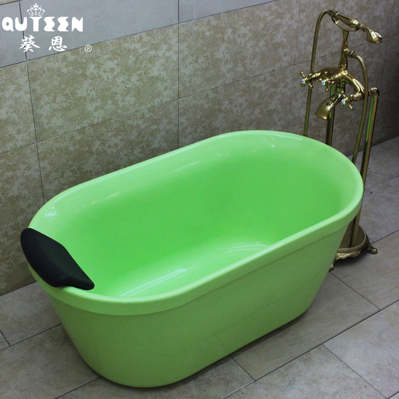 浴缸家用亚克力浴盆小户型成人浴缸欧式家用独立式浴盆