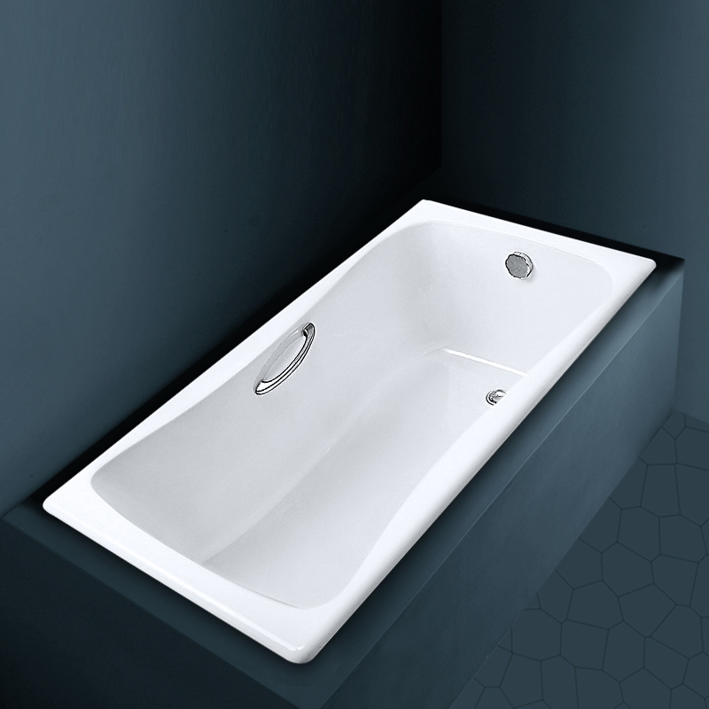科勒浴缸 百利事K-17270T-GR/-0 1.5m嵌入式铸铁浴缸家用成人浴缸