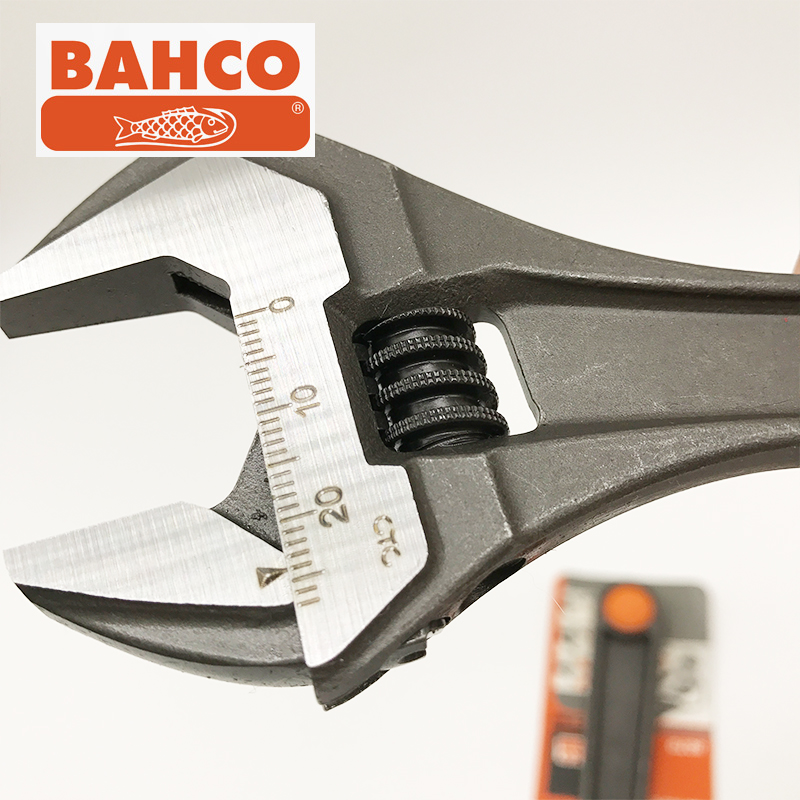 瑞典BAHCO百固活动扳手工具12寸大开口快速扳手活口扳手卫浴扳手