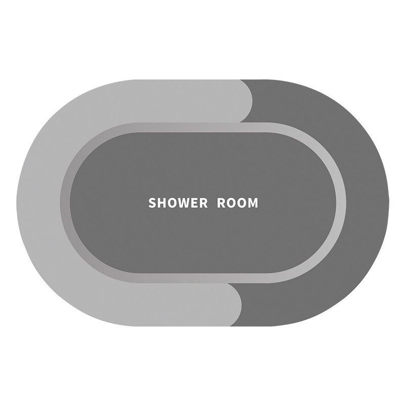 硅藻泥软垫速干浴室多款吸水地垫卫生间门口地毯卫浴厕所防滑脚垫