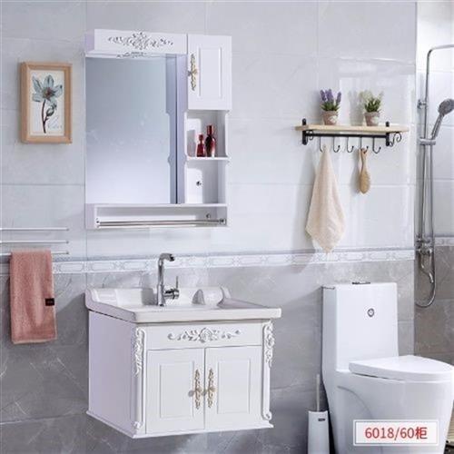 i。欧式卫浴柜60-80公分PVC浴室柜J镜柜组合小户型洗手洗脸台盆