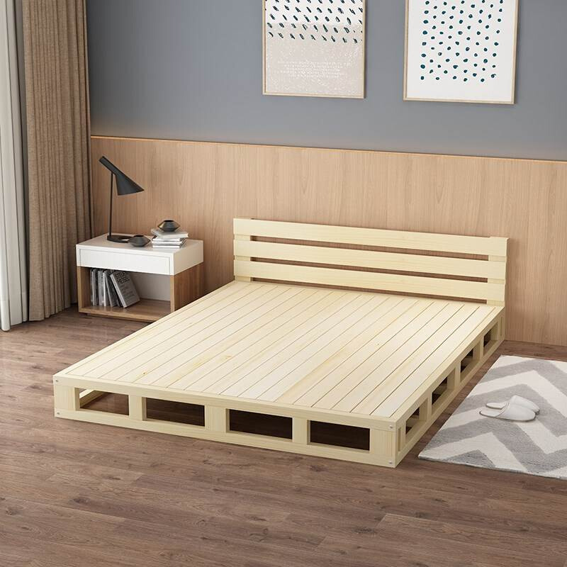 藤巢 床板1.8米硬板床垫实木木板床架排架1.5席U梦思榻榻米地台床