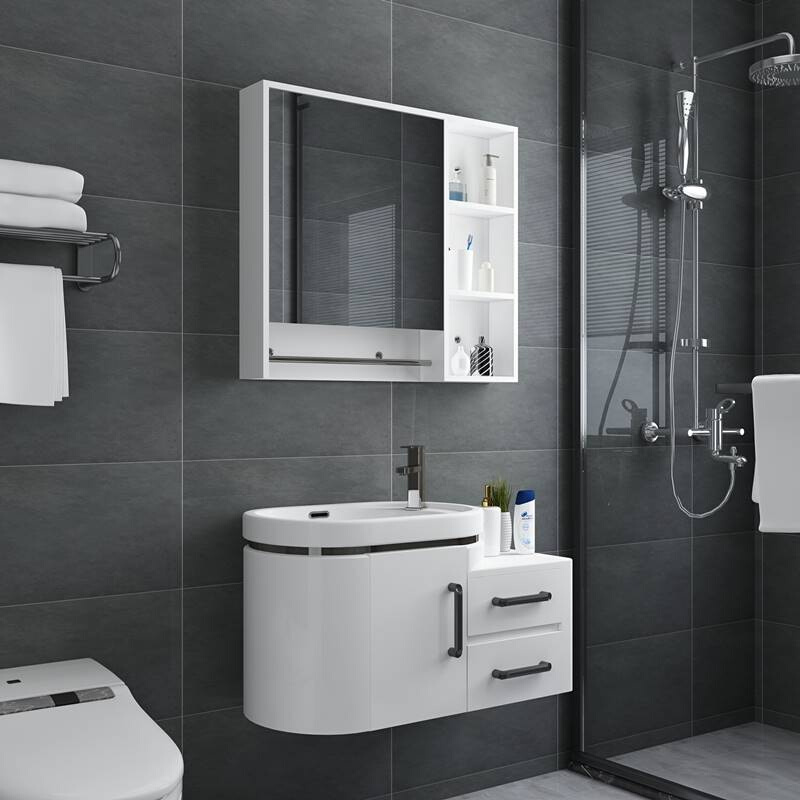 现代40宽智能浴室卫浴组合洗漱台洗脸洗手洗面池台盆卫生间镜柜