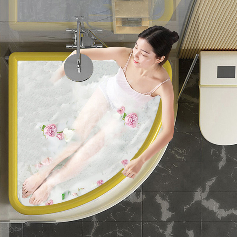 免安装泡澡桶大人扇形可坐可折叠浴缸家用日式小户型成双人洗澡盆