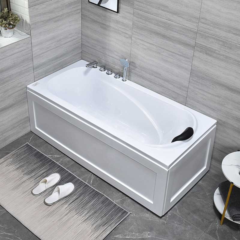 亚克力单人冲浪按摩浴缸小户型加热恒温智能浴缸家用浴缸浴盆