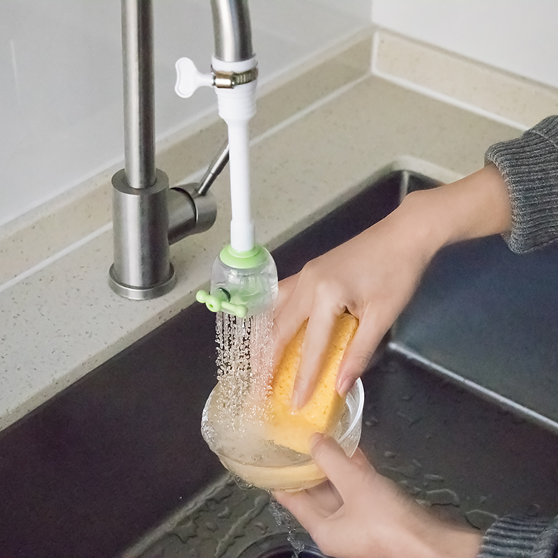 厨房水龙头防溅头过滤器通用自来水水龙头嘴花洒滤水器家用节水器