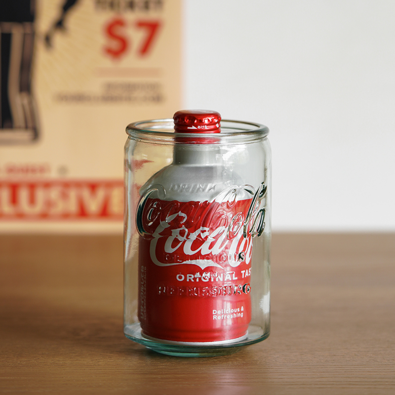 迦乐西班牙进口CocaCola授权环保玻璃简约创意水杯可乐果汁冷饮