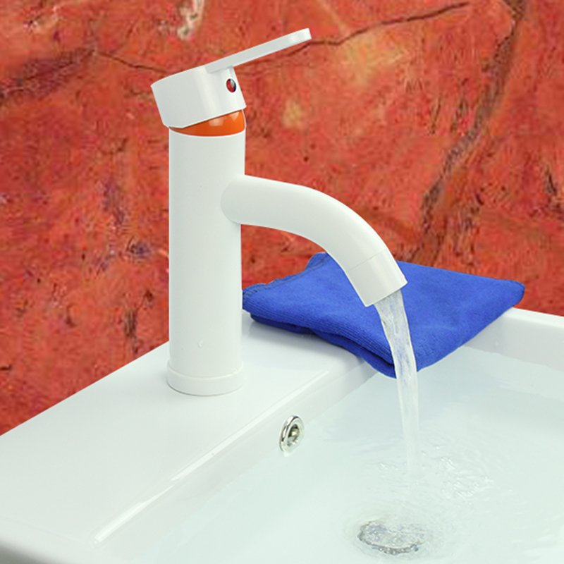 家用卫生间洗脸盆塑料水龙头冷热混水阀浴室面盆洗手池台上盆单冷