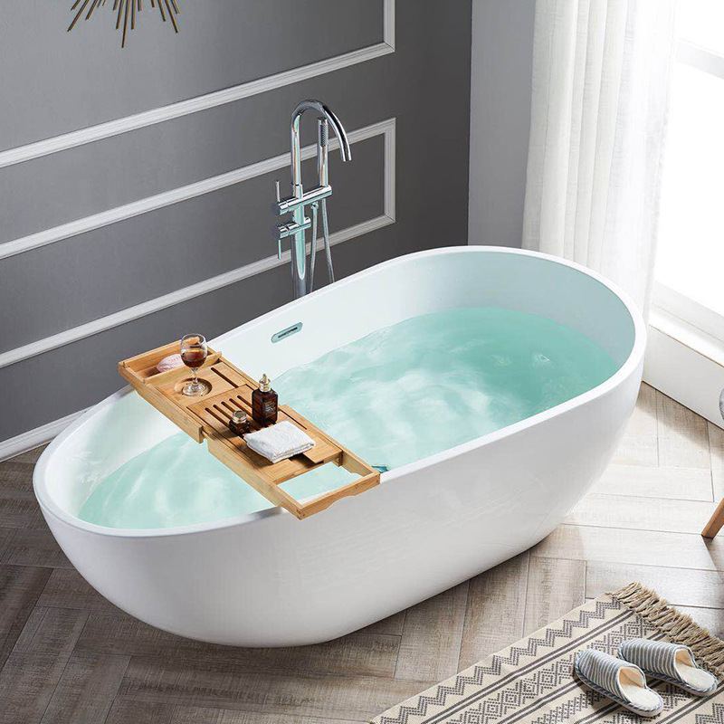 卫浴免安装铸铁搪瓷欧式贵妃浴缸折叠成人家庭复古亚克力水疗浴盆