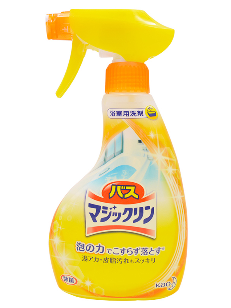 日本花王浴室浴缸清洁剂去水垢黄垢家用防霉亮白卫浴强力清洁喷雾