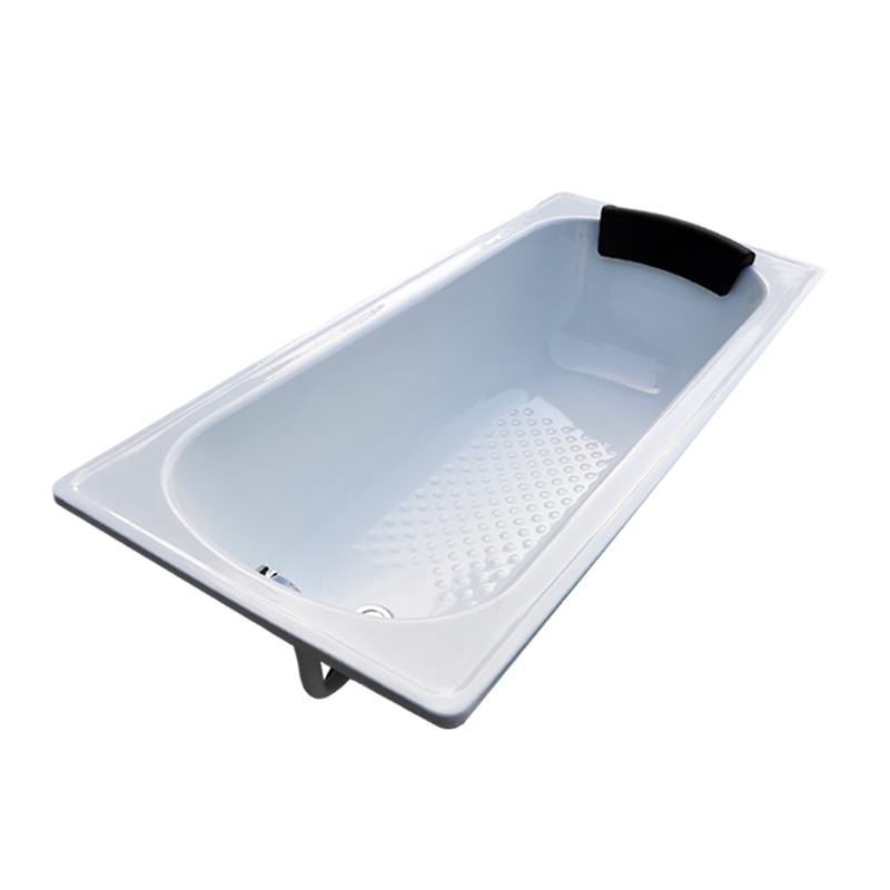 铁盆钢瓷釉钢板搪瓷浴缸日式小户型家用嵌入式浴盆浴池澡盆非陶瓷