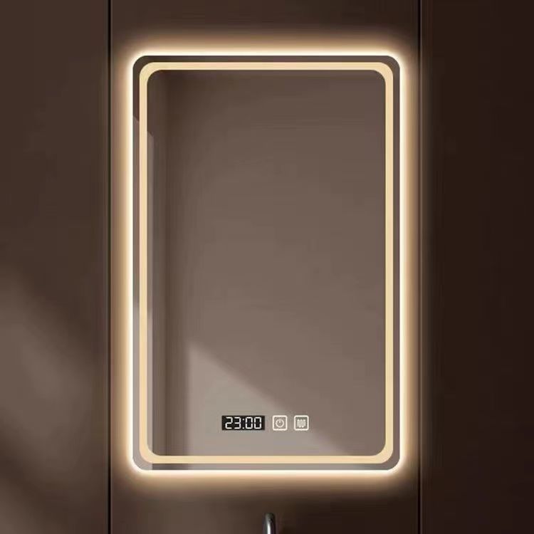 智能浴室镜led带灯卫生间壁挂方形触摸除雾屏挂墙式多功能化妆镜